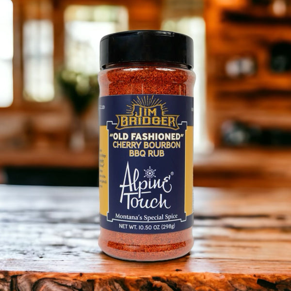 Alpine Touch X Jim Bridger Bourbon Cherry BBQ Rub 10.5oz