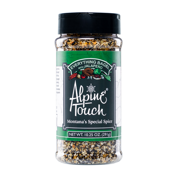 Alpine Touch "Everything Bagel Seasoning with Jalapeño" 10.25oz