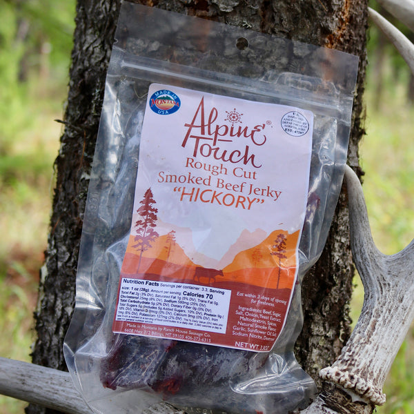 Alpine Touch Rough Cut Jerky - Hickory