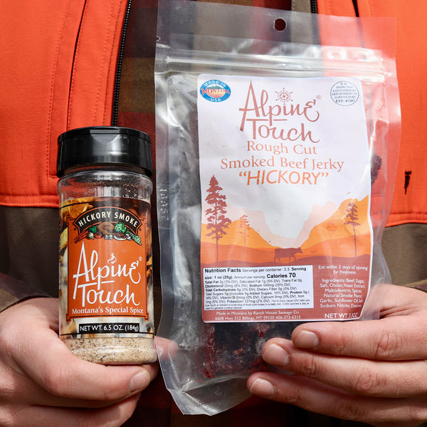 Alpine Touch Rough Cut Jerky - Hickory