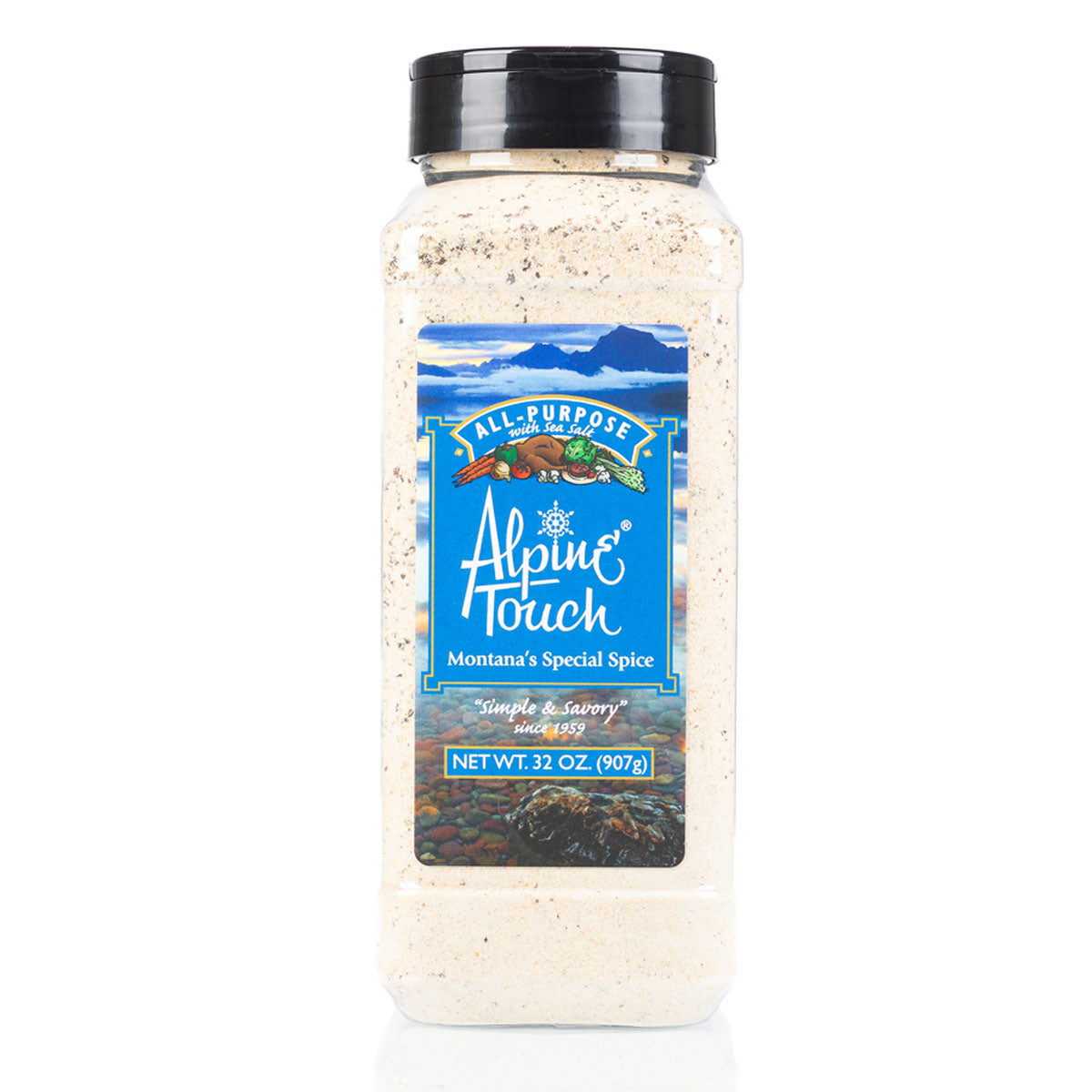 32oz All-Natural Seasoning w/ Sea Salt – Alpine Touch - 