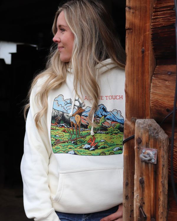 Alpine Touch "Rocky Mountain Elk Butt" Hoodie