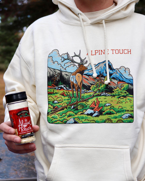 Alpine Touch "Rocky Mountain Elk Butt" Hoodie